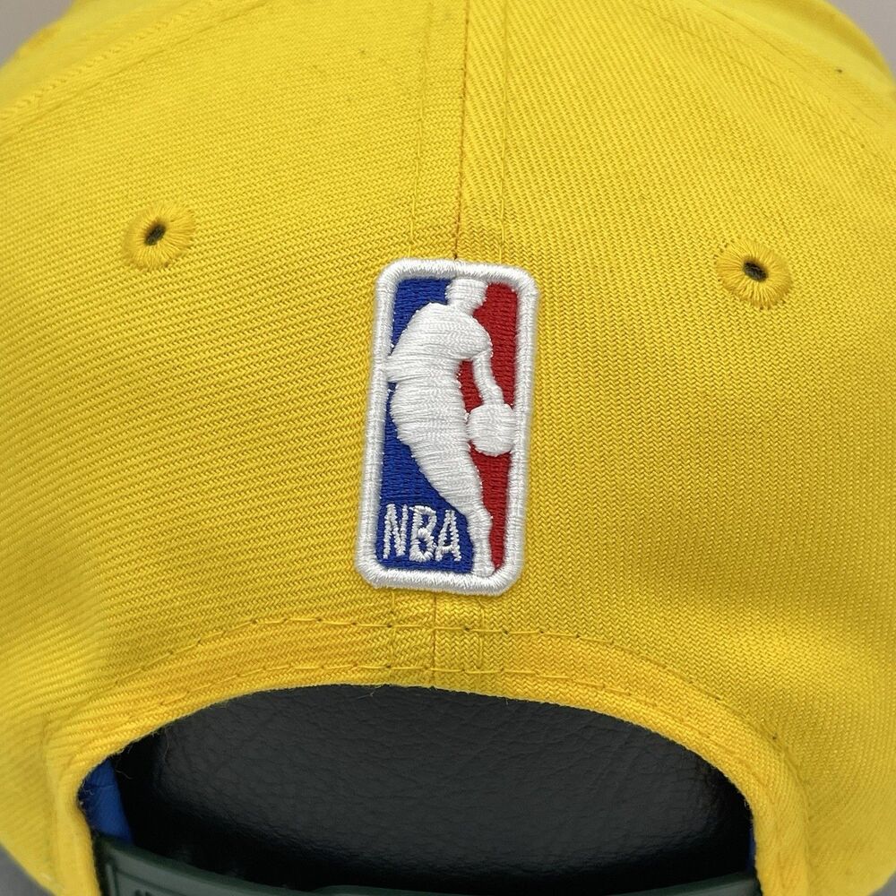 Milwaukee Bucks New Era 9Fifty On-Court City Edition Yellow Snapback Hat Cap - Picture 7 of 15